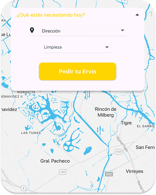 Vista previa de la app